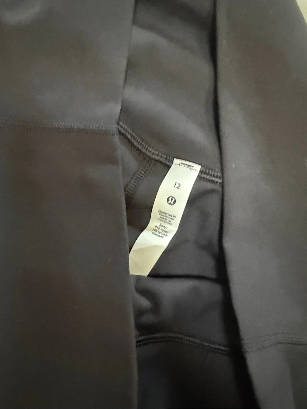 lululemon athletica Black Align Leggings with spell out